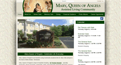 Desktop Screenshot of maryqueenofangels.com
